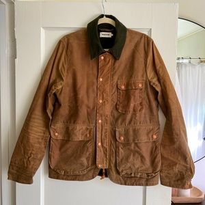 Taylor Stitch The Rover Jacket Field Tan Waxed Canvas